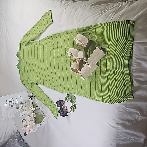 Sweater Dress Plus Size Dress Business Office Wear Career Minimalist - Picture 3 of 10